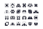 Set of trendy logotypes, an Education Illustration by Helen Sko (Thumbnail 8 of 9)