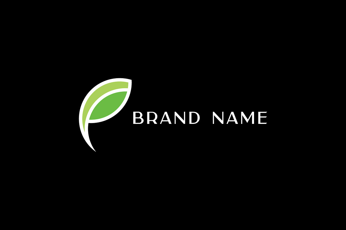 Letter P Leaf Logo, a Branding & Logo Template by Brahmma (Photo 3 of 3)