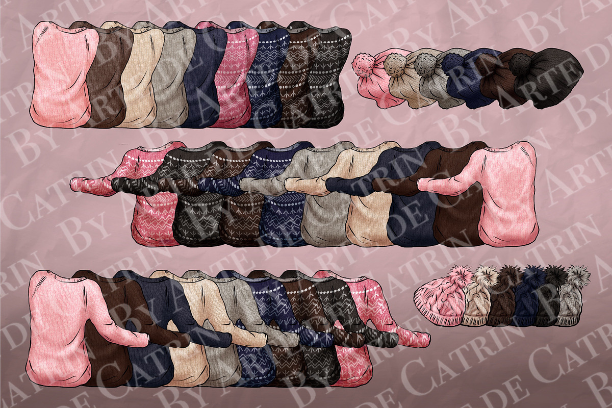 Big Christmas Family Creator, a Decorative Illustration by ArtedeCatrin (Photo 5 of 10)