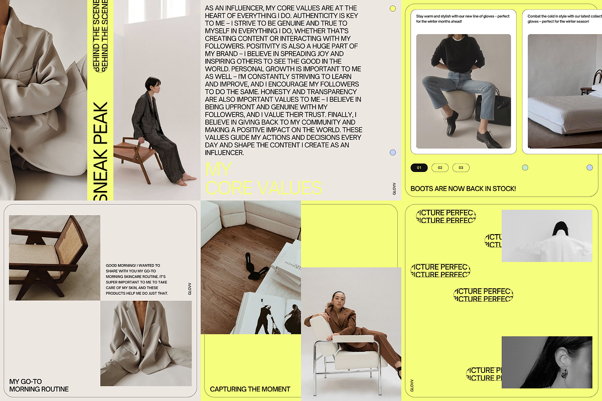 GLOVV | Instagram Kit | Canva, a Social Media Template by Blue Kite Creative (Photo 9 of 11)