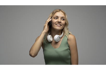 Closeup photo of attractive positive, a Person Photo by volodymyrshtun13795