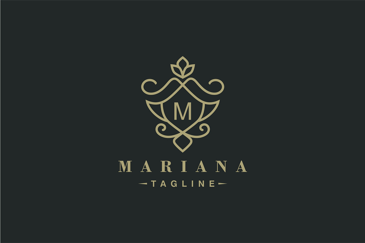Crest Monogram Logo, a Branding & Logo Template by Logosava (Photo 1 of 2)
