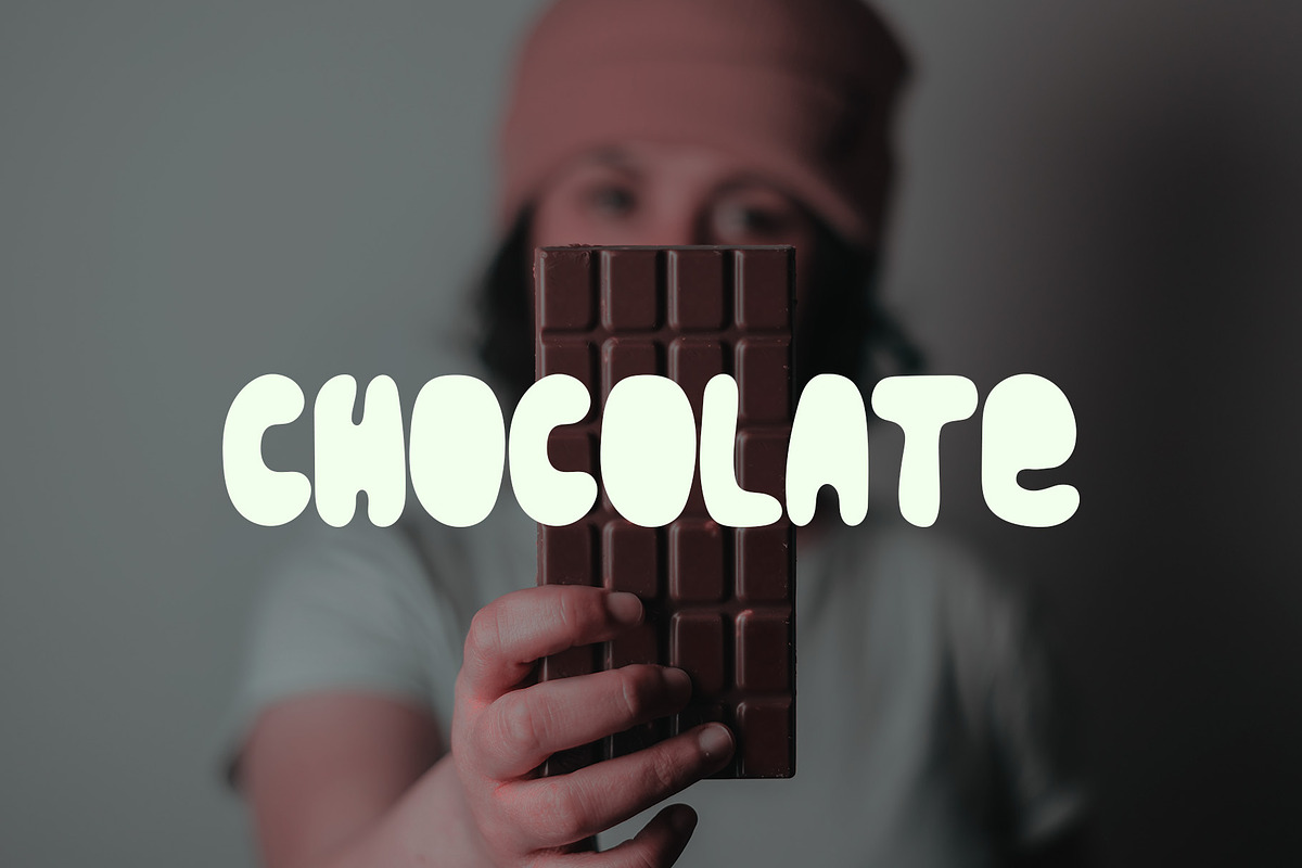 CHOCOLATE FONT, a Sans Serif Font by ATV SHOP (Photo 3 of 3)