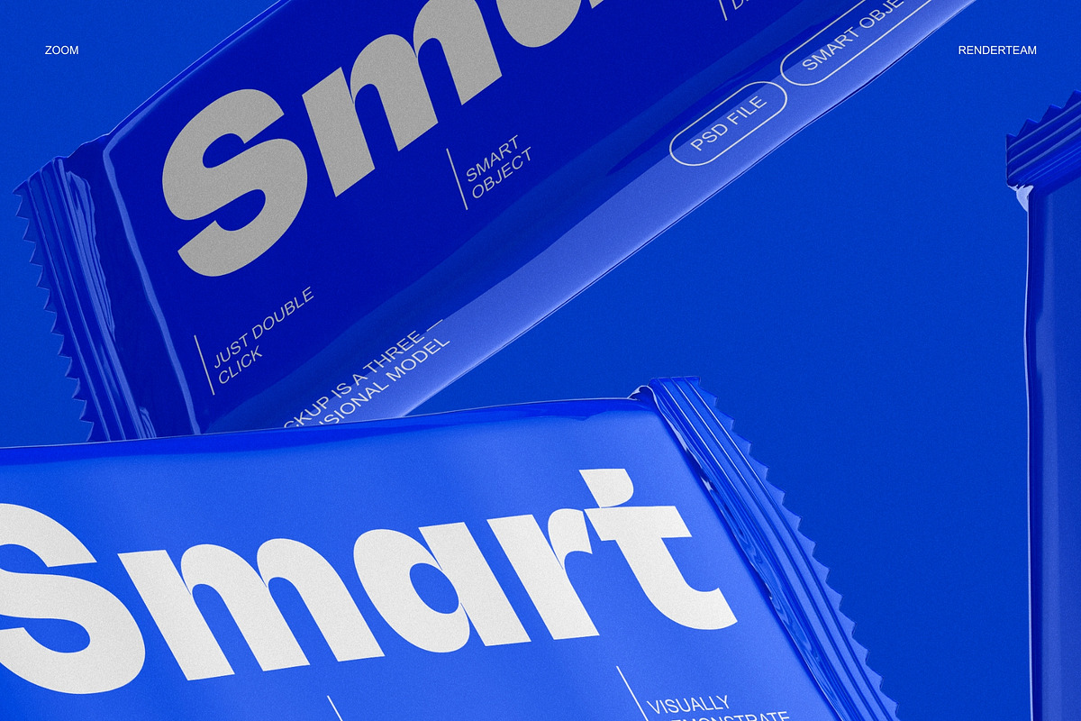 Snack Bar Mockup Set, a Packaging Mockup by Renderteam (Photo 4 of 12)