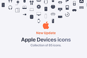 Apple Devices Icons, an Icon by 80.design (Thumbnail 1 of 7)