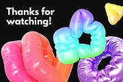 Inflatable 3D Abstract Shapes Pack, a Graphic by LarysaZabrotskaya (Thumbnail 12 of 12)