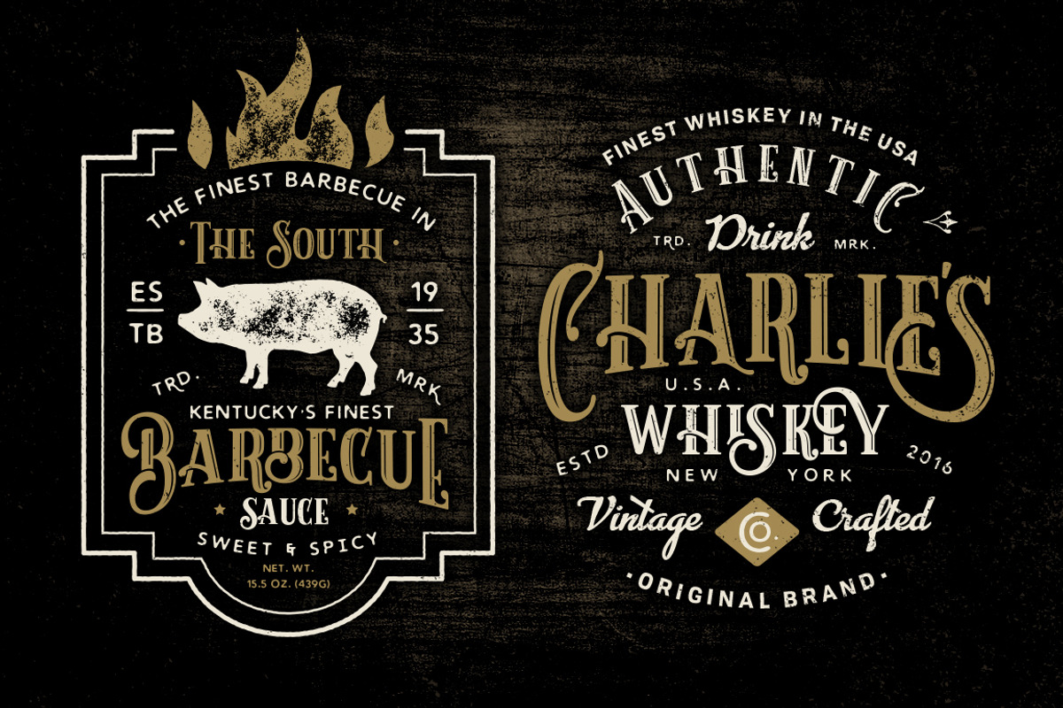 10 Vintage Victorian Badges, a Branding & Logo Template by Chad Alan Steinborn (Photo 2 of 8)