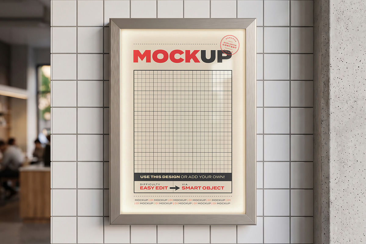 Food Menu Mockups Collection, an Advertising Mockup by Luuqas Design (Photo 7 of 10)