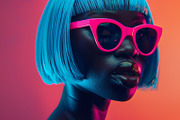 109 Fashion models in sunglasses, a Beauty & Fashion Photo by Handmadefont (Thumbnail 79 of 113)