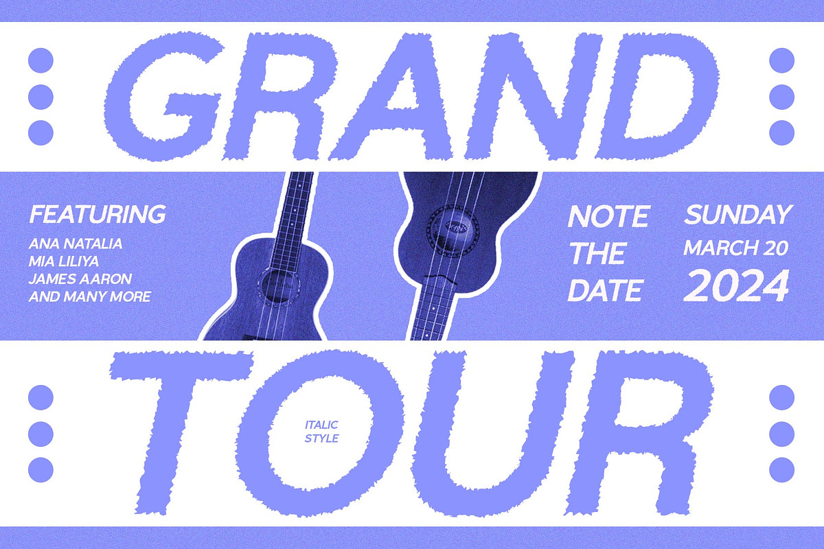 Branden Rough, a Sans Serif Font by Craft Supply Co. (Photo 2 of 8)