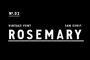 Rosemary - Vintage San Serif