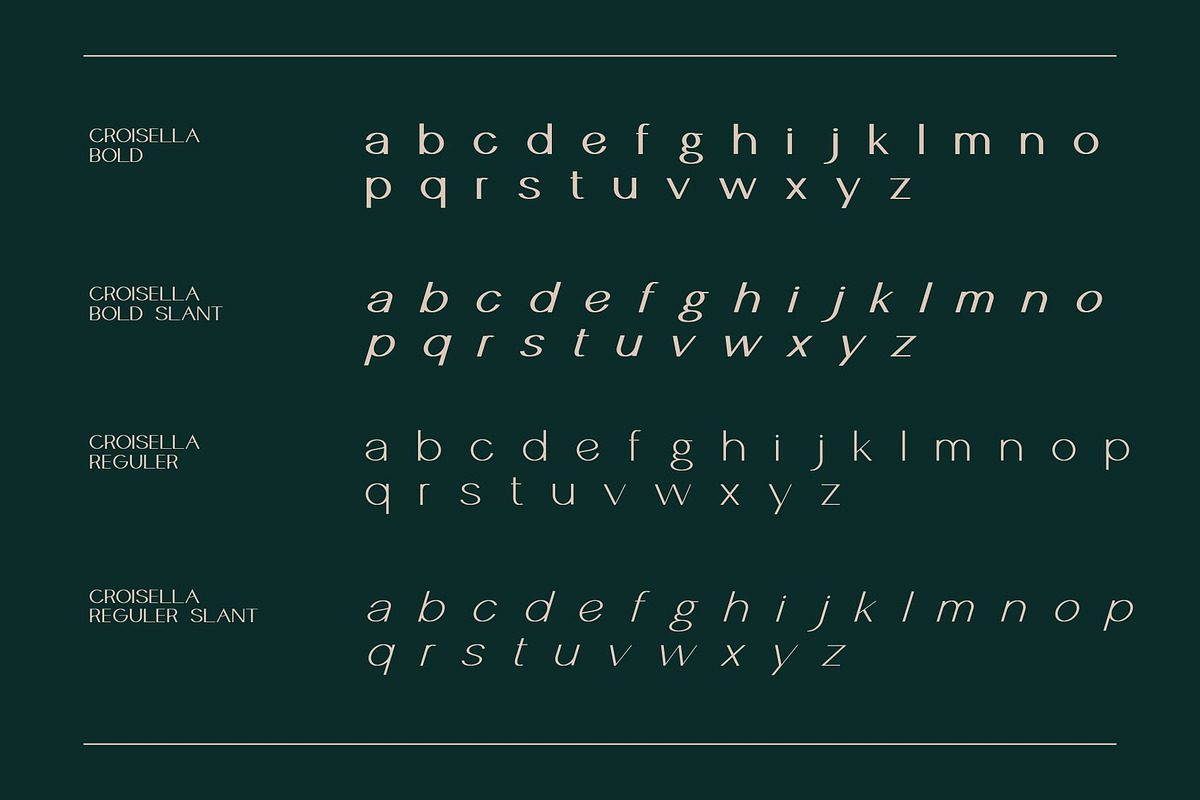 Croiscella Elegant Sans Serif, a Sans Serif Font by takoliko (Photo 5 of 14)