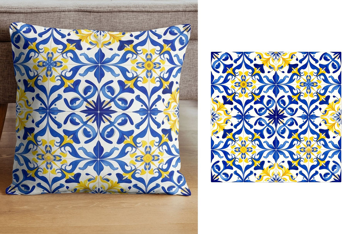 Portuguese Tiles Pattern Collection, a Pattern Graphic by Anna Design Studio (Photo 4 of 17)