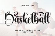 Basketball | Script Font, a Handwritten Font by Scratchones (Thumbnail 1 of 9)
