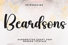 Beardsons | Script Font