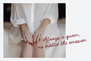 Pink Queen | Elegant Romantic Script, a Script Font by AnMark (Thumbnail 8 of 13)