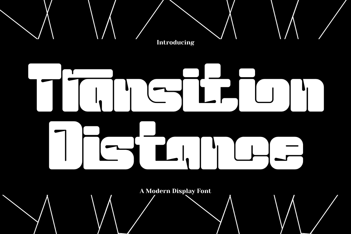 Transition Distance - Structure Font, a Sans Serif Font by 177Studio (Photo 1 of 8)