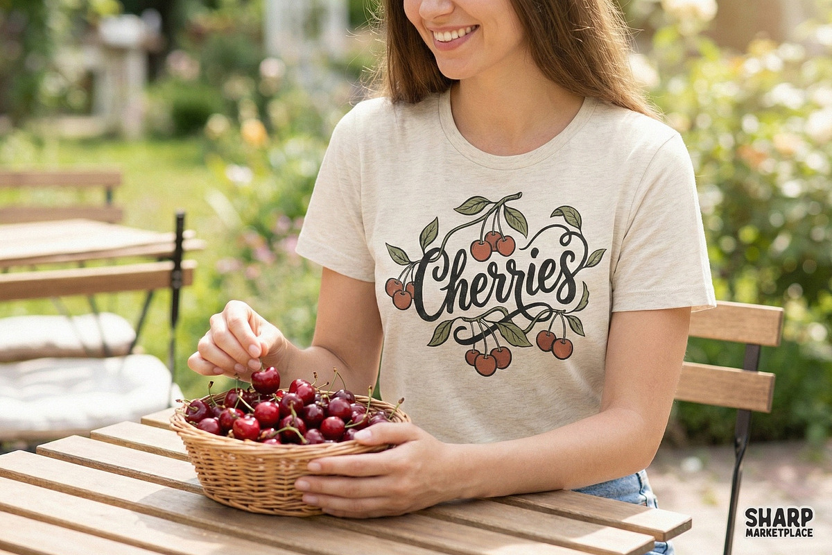 Cherries PNG, Hand Drawn Fruit, an Illustration by SharpMarketplace (Photo 3 of 4)