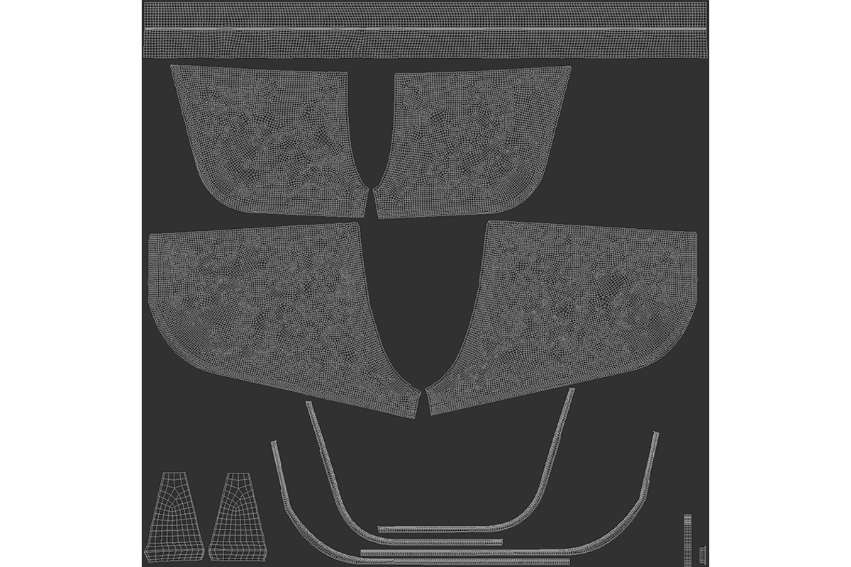 Black Women Sport Shorts 3D Model, an Object 3D Model by rebrandy (Photo 6 of 9)