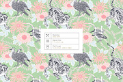 Kento Vector Prints & Motifs, a Pattern Graphic by Pink Linen (Thumbnail 2 of 12)