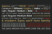 Supernus - Sans serif Font Family, a Sans Serif Font by Artistic & Unique (Thumbnail 3 of 15)