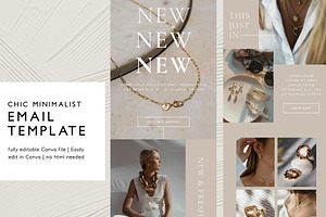 Modern Chic Jewelry Email Template