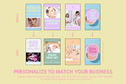 Pretty Pop Instagram Story Templates, a Social Media Template by Hell Yeah Designs (Thumbnail 10 of 10)