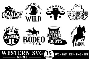 Western SVG Bundle