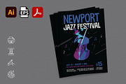Editable Jazz Leaflet Template, a Templates & Theme by Kida (Thumbnail 4 of 4)
