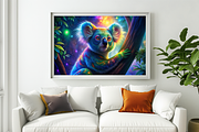 Vibrant Koala Print, an Animal Illustration by ZobaDepot (Thumbnail 2 of 4)