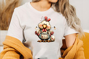 Whimsical Easter Chicken Clipart Bun, an Illustration by SVGArt (Thumbnail 3 of 7)