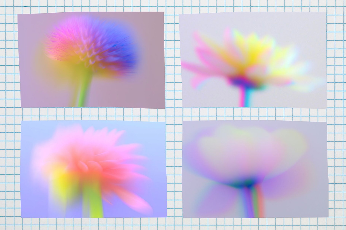 Blurred Floral Ethereal Backgrounds, a Background Graphic by Anzhelika (Photo 5 of 9)