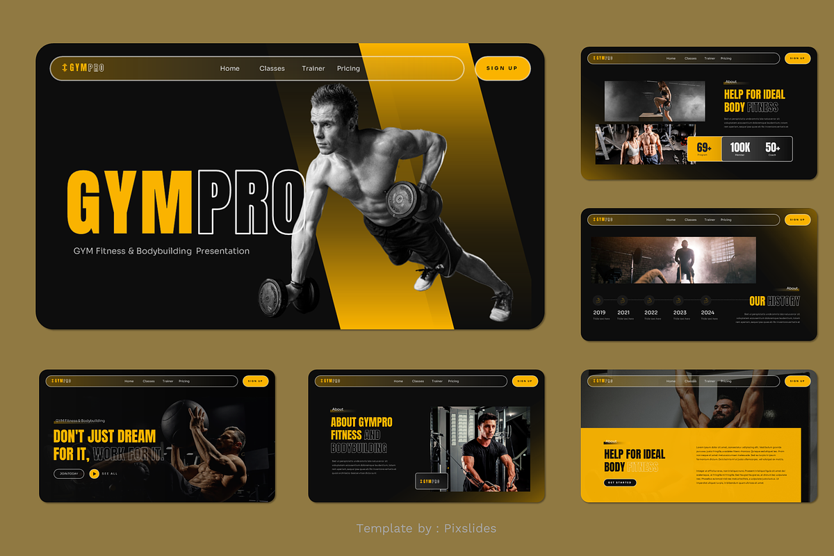 Gym Fitness Keynote, a Presentation Template by Pixslides (Photo 2 of 7)