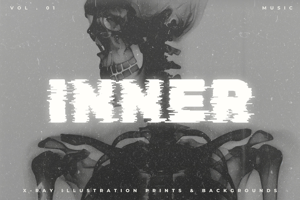 55 Immortal X-ray Print Posters, a Texture Graphic by NassyArt (Photo 2 of 14)
