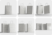 Kraft Paper Shopping Bag Mockup, a Packaging Mockup by Muhazdinata (Thumbnail 2 of 8)