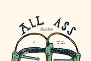 All Ass No Gass, a Sport Illustration by hand draw (Thumbnail 2 of 2)