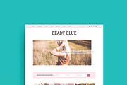 Blog+WooCommerce Beadyblue Theme, a WordPress Template by bluewebinfoway (Thumbnail 2 of 3)