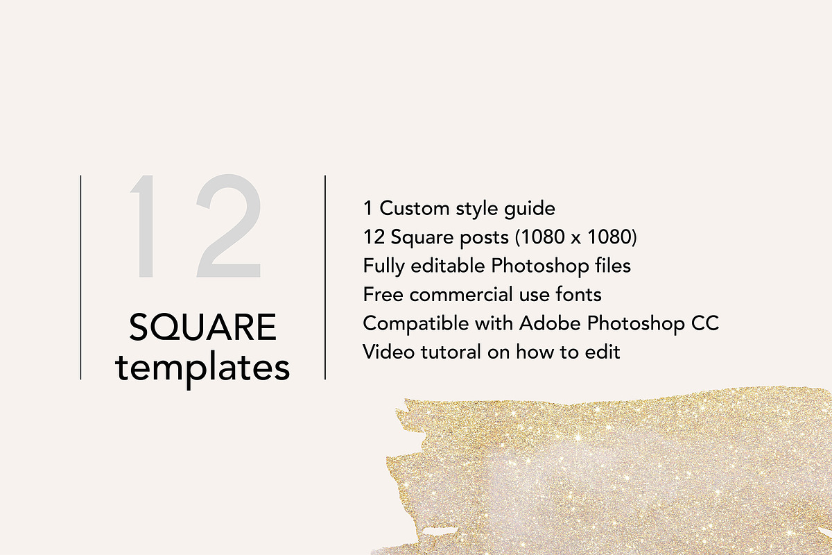 Beauty Blogger Instagram Bundle, a Social Media Template by jgdigital.co designs (Photo 3 of 5)