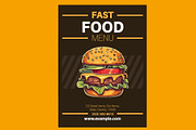 Fast Food Restaurant Menu, a Templates & Theme by studiogstock (Thumbnail 2 of 3)