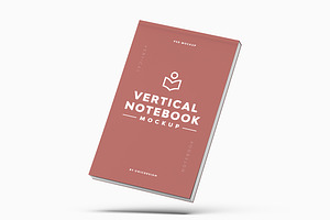 Vertical Notebook Mockup