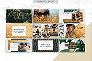 CANVA & PPT | Golden Social Media, a Social Media Template by Marigold Studios (Thumbnail 5 of 12)