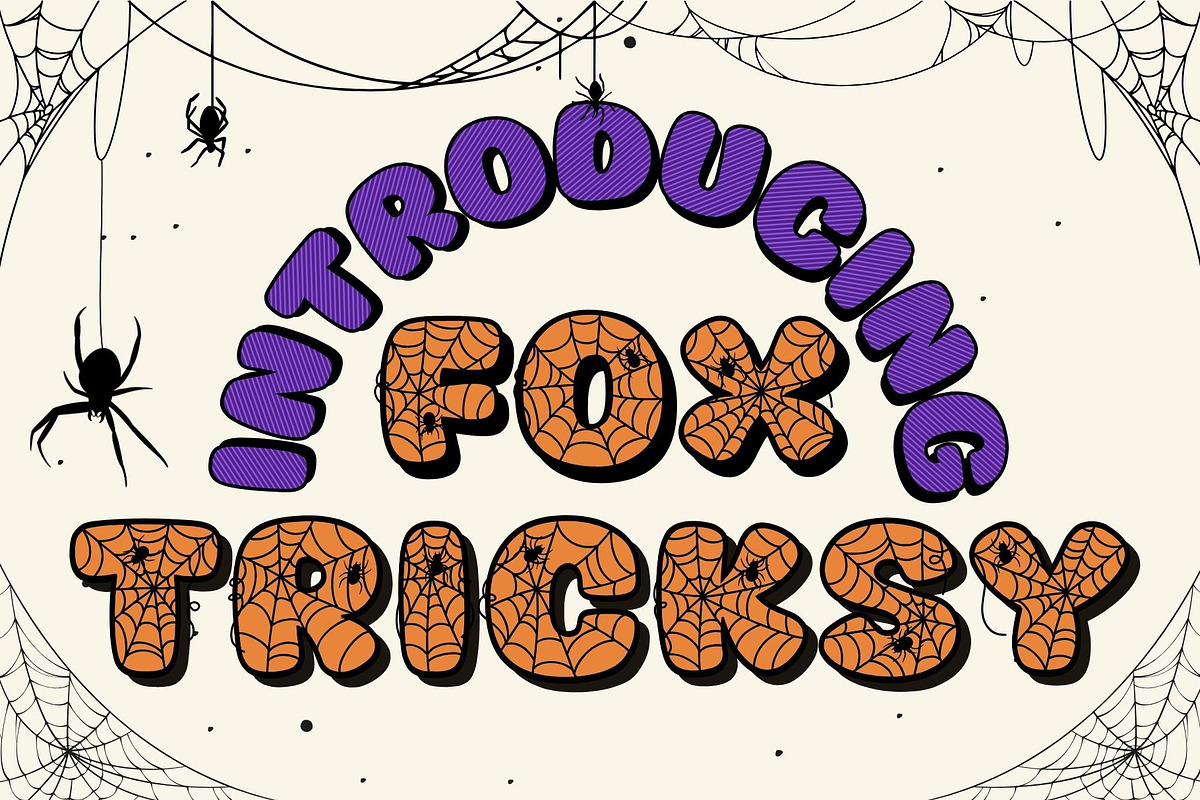Fox Tricksy: 5 Font Styles, a Symbol Font by Fox7 By Rattana (Photo 1 of 14)