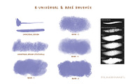 Flower Brushes for Procreate, a Brush Add-On by polikarpovaart (Thumbnail 4 of 11)