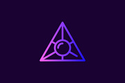 Search Engine and Triangle Logo, a Branding & Logo Template by Signatoro (Thumbnail 2 of 2)