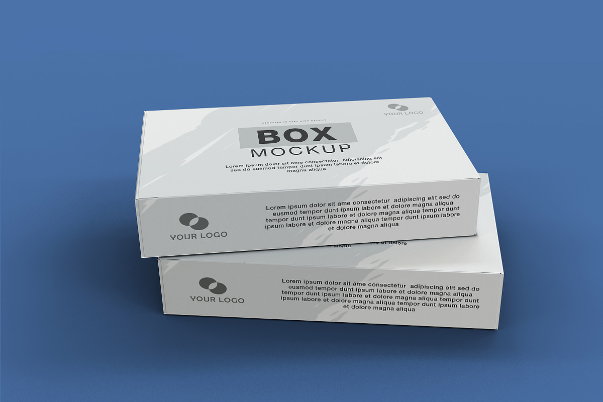 Rectangle box mockup design, a Packaging Mockup by Raihan Rahman (Photo 6 of 13)