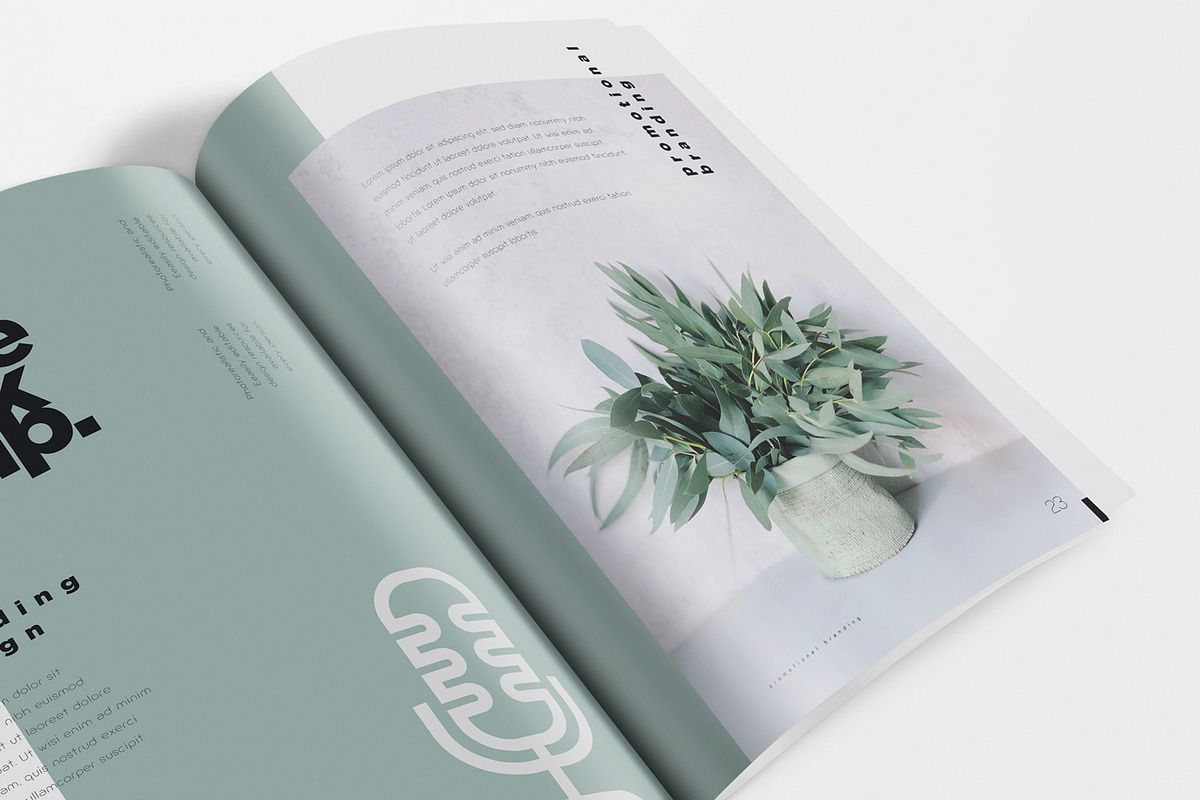 US Letter Size Magazine Mockups, a Print Template by GfxFoundry (Photo 5 of 6)