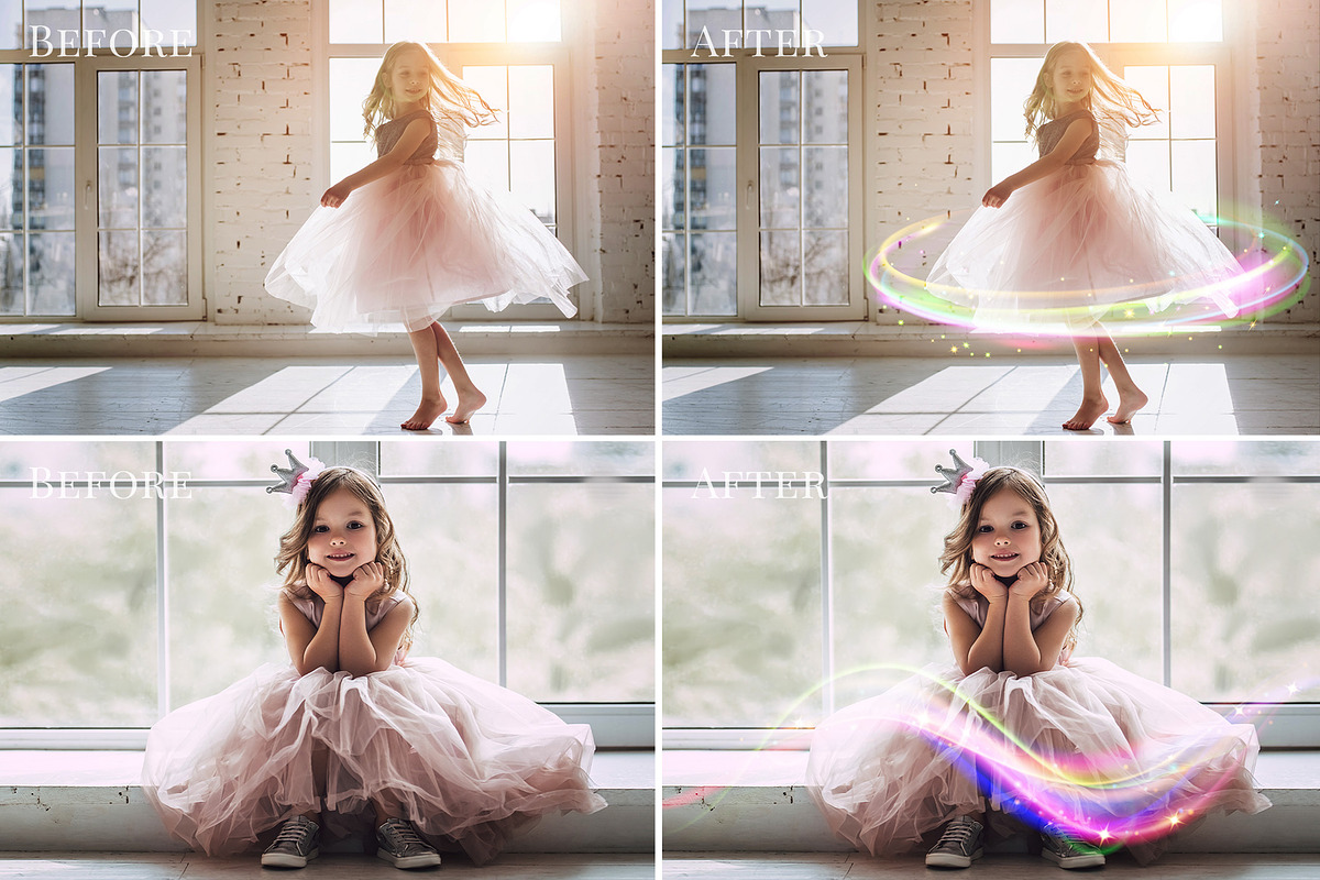 Rainbow Magic photo overlays, an Object Graphic by BrownLeopard (Photo 4 of 7)