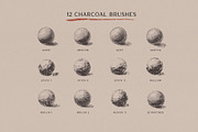 Charcoal Procreate Brushes & Paper, a Brushes & More by Pencil Twist (Thumbnail 2 of 6)