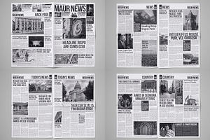 Newspaper Design Bundle - 6 In One