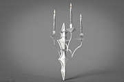 Vintage chandelier, a Light 3D Model by Snji | 3D Models (Thumbnail 5 of 8)